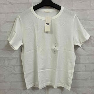 ジーユー(GU)の即決 新品 GU ジーユー WOMEN コットンクルーネックT 半袖(Tシャツ(半袖/袖なし))