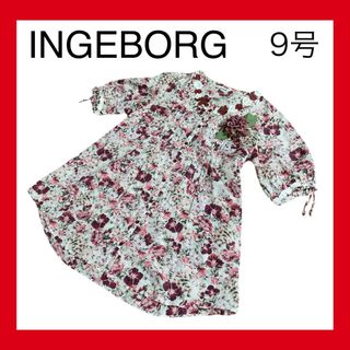 INGEBORG - 週末限定セール！インゲボルグピンクハウスお花モチーフローズチュニックワンピース