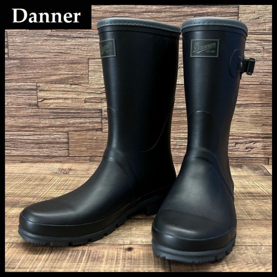 Danner(ダナー)の廃盤 新品 ダナー TUMALO レイン ブーツ 黒 ユニセックス 24.0 ① レディースの靴/シューズ(レインブーツ/長靴)の商品写真