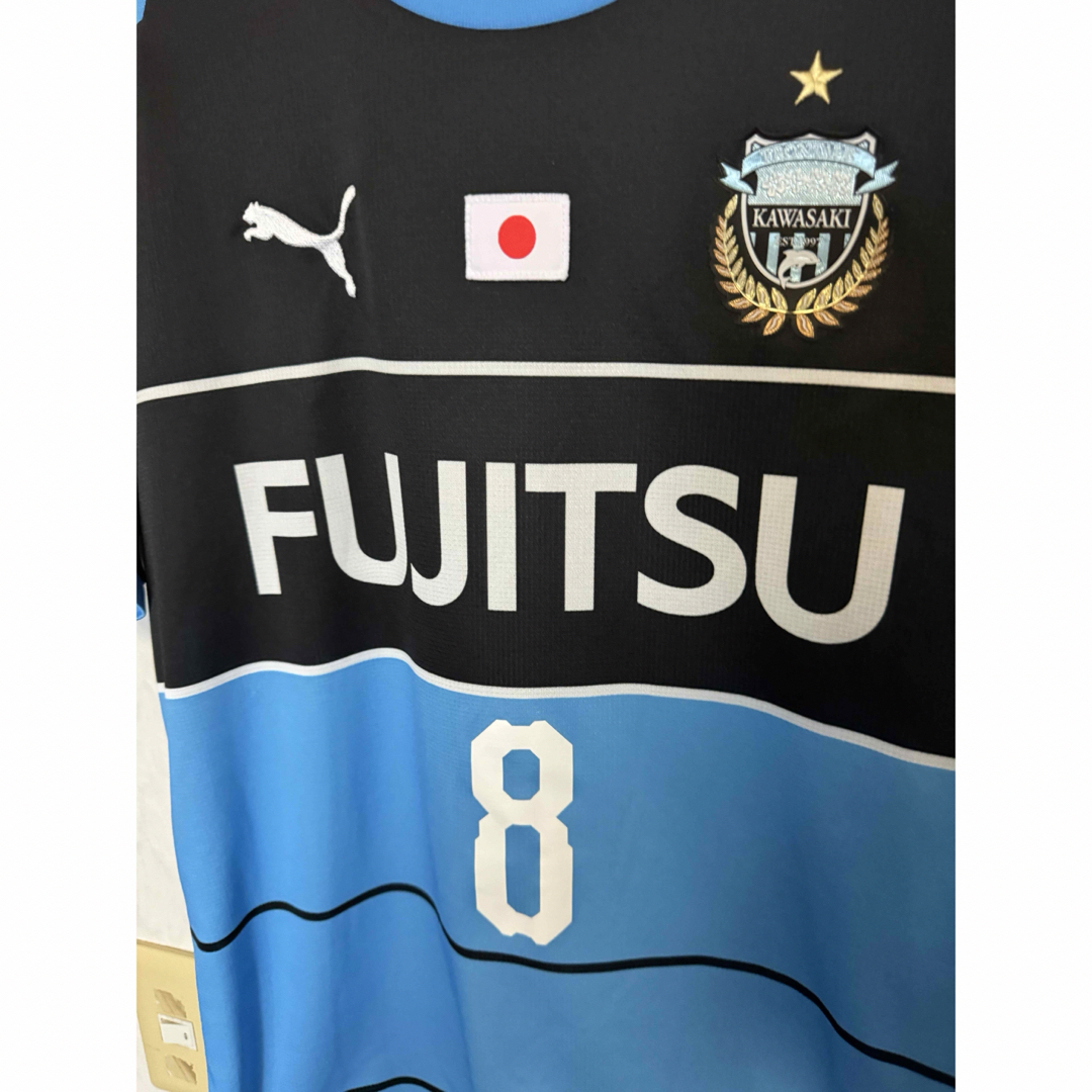 PUMA(プーマ)の川崎フロンターレ 8阿部 浩之 AFC ユニホーム ユニフォーム Lサイズ 美品 スポーツ/アウトドアのサッカー/フットサル(ウェア)の商品写真