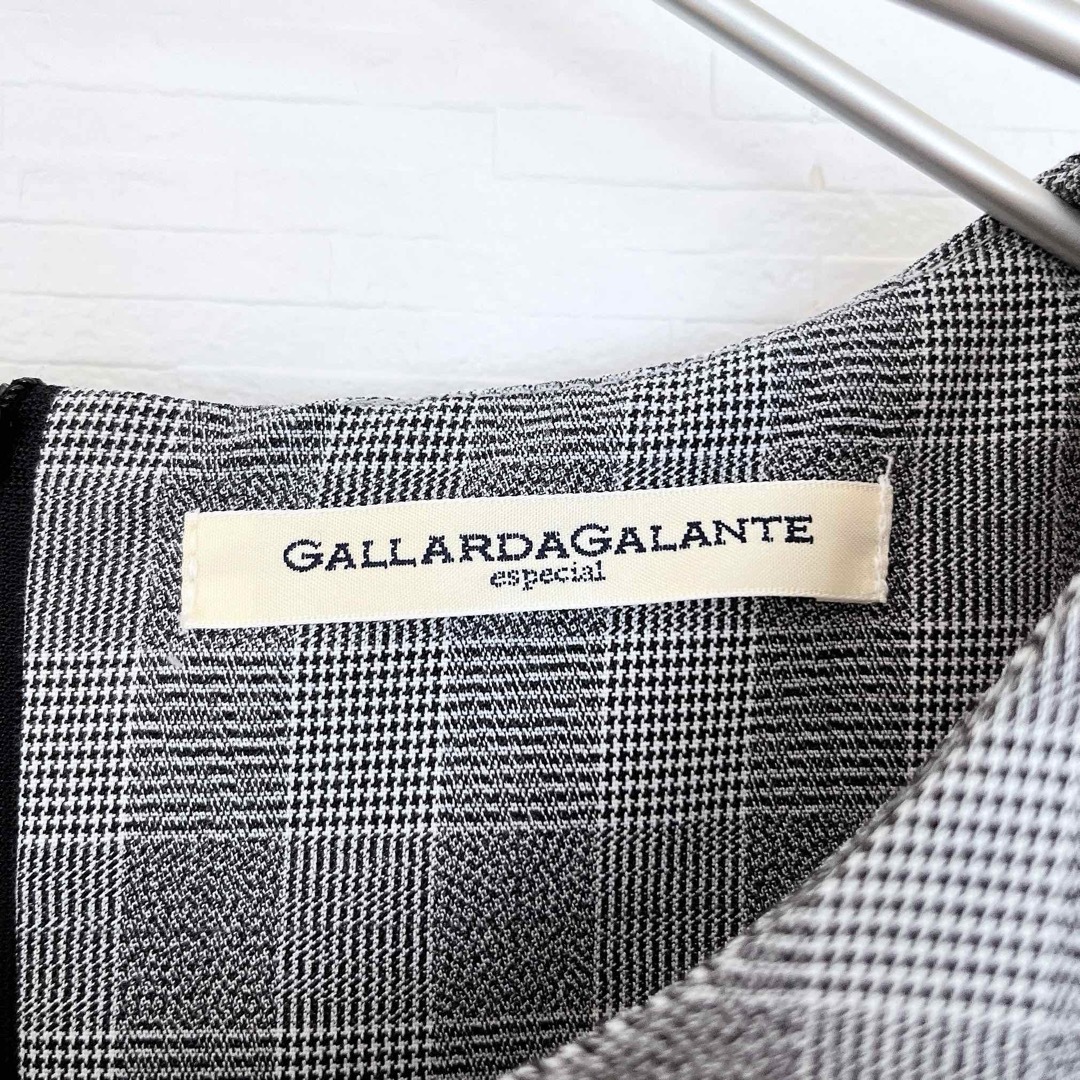 GALLARDA GALANTE(ガリャルダガランテ)のGALLARDA GALANTE チェック ノースリーブ ワンピース マーメイド レディースのワンピース(ロングワンピース/マキシワンピース)の商品写真
