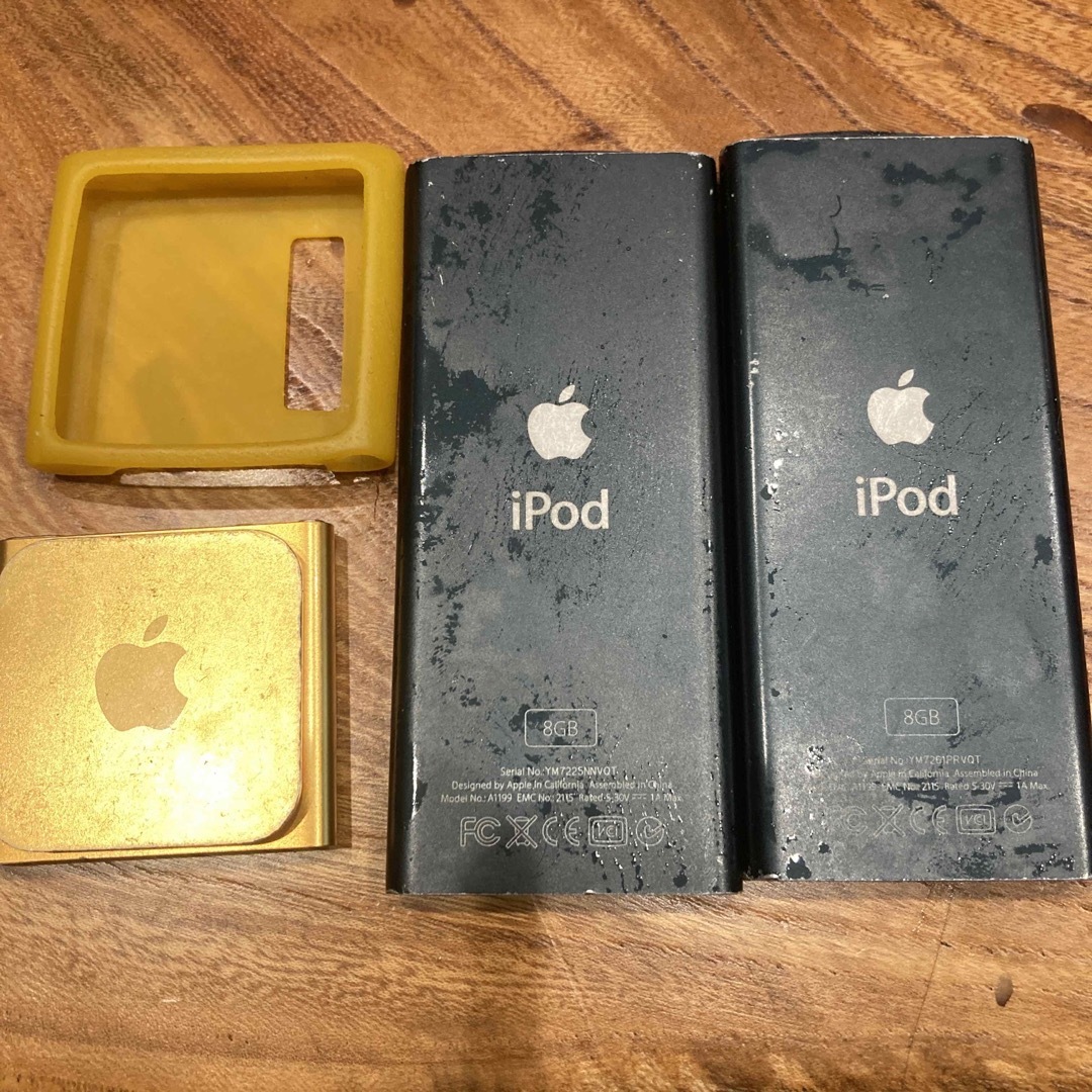 iPod(アイポッド)のipod ジャンク品　3点 スマホ/家電/カメラのオーディオ機器(ポータブルプレーヤー)の商品写真