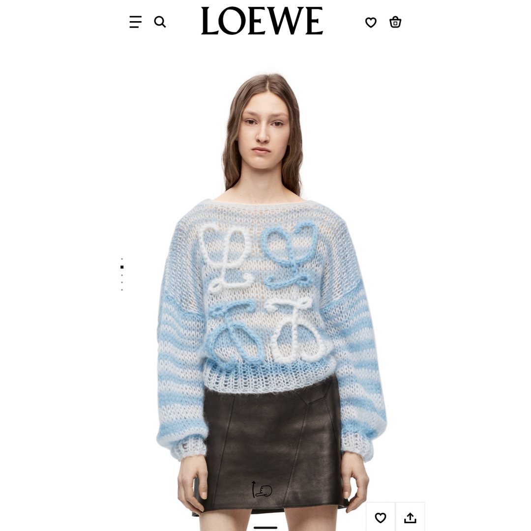 LOEWE - LOEWE ロエベ アナグラム セーター(モヘア)の通販 by LOEWE - LOEWE ロエベ アナグラム セーター(モヘア)の通販 by