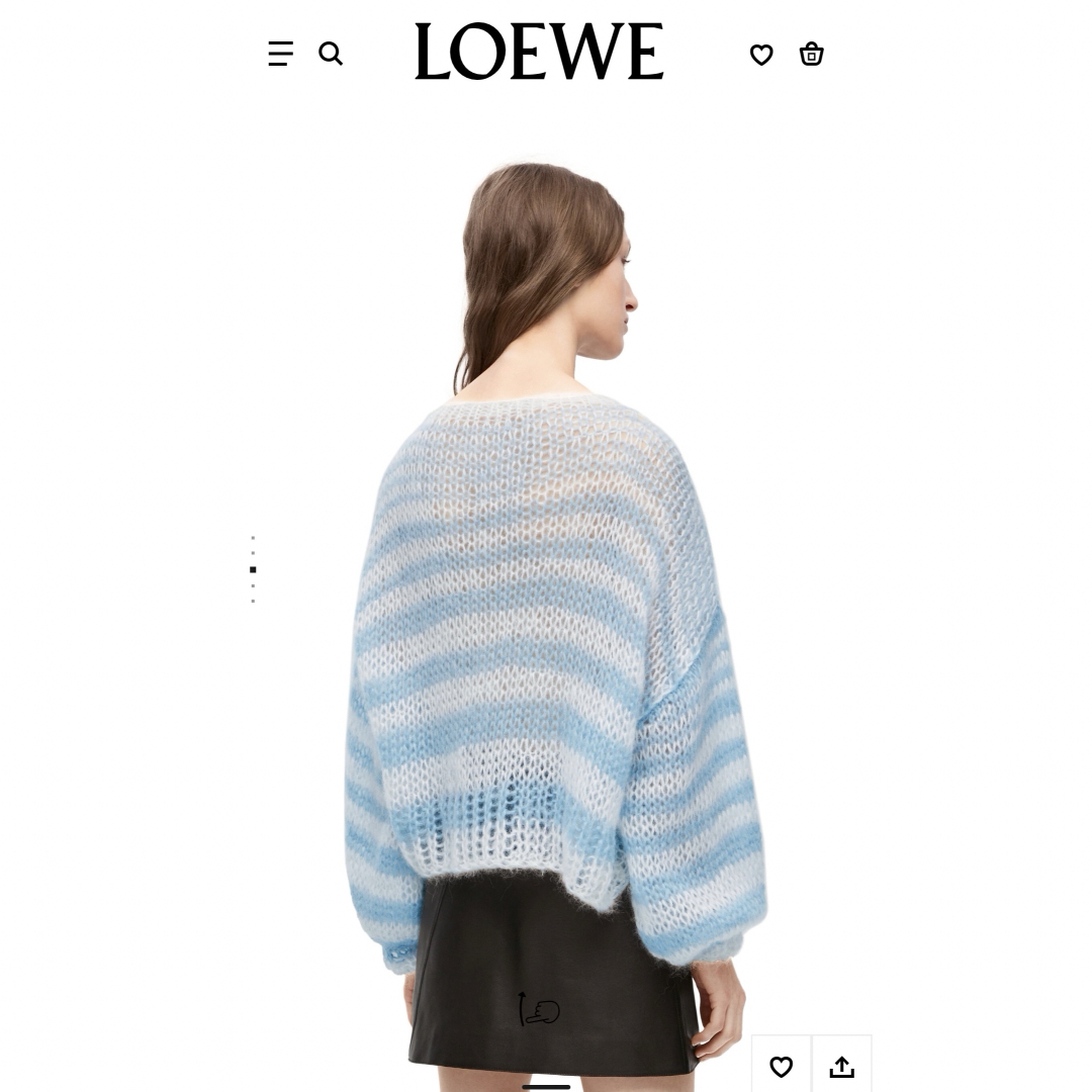 LOEWE - LOEWE ロエベ アナグラム セーター(モヘア)の通販 by LOEWE - LOEWE ロエベ アナグラム セーター(モヘア)の通販 by