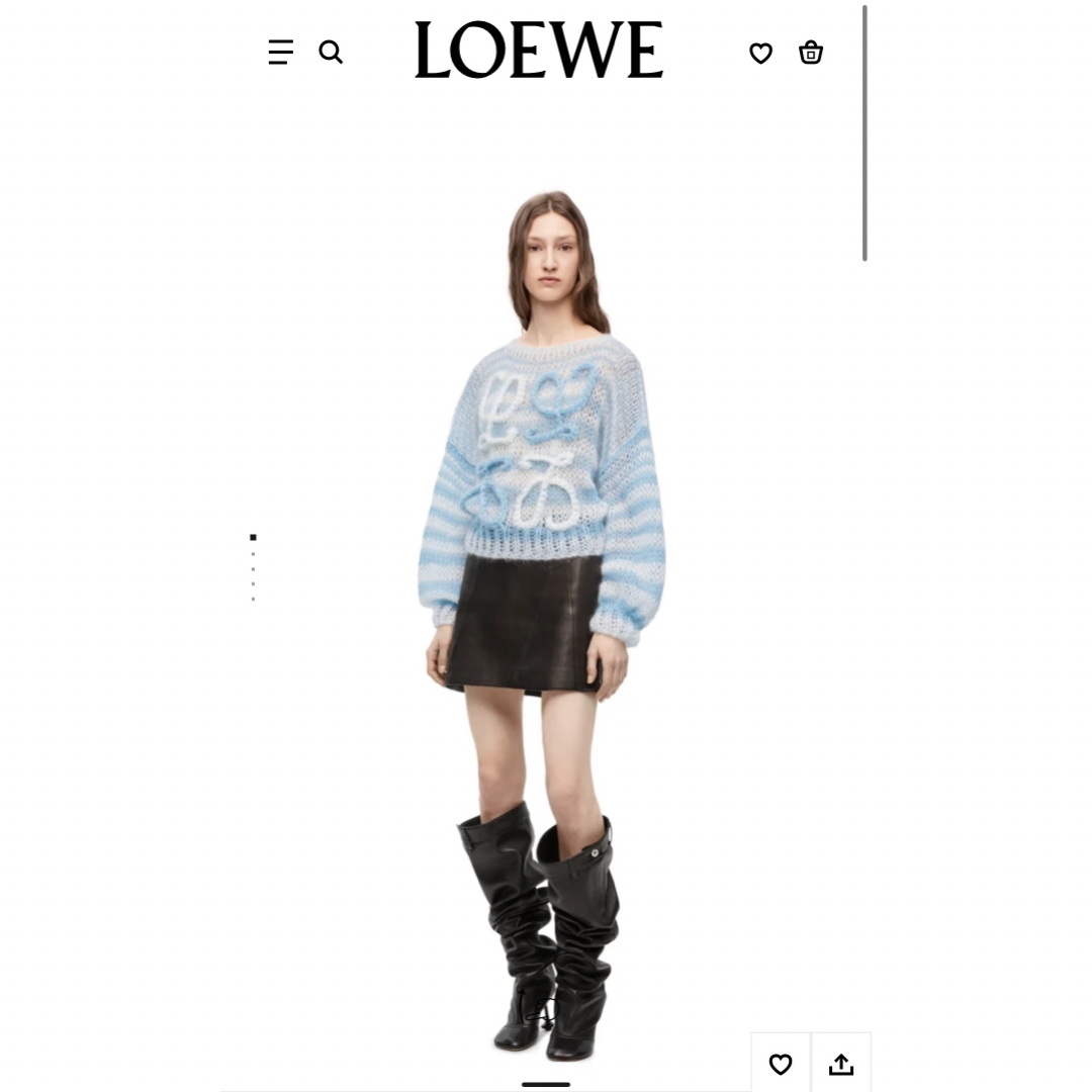 LOEWE - LOEWE ロエベ アナグラム セーター(モヘア)の通販 by LOEWE - LOEWE ロエベ アナグラム セーター(モヘア)の通販 by