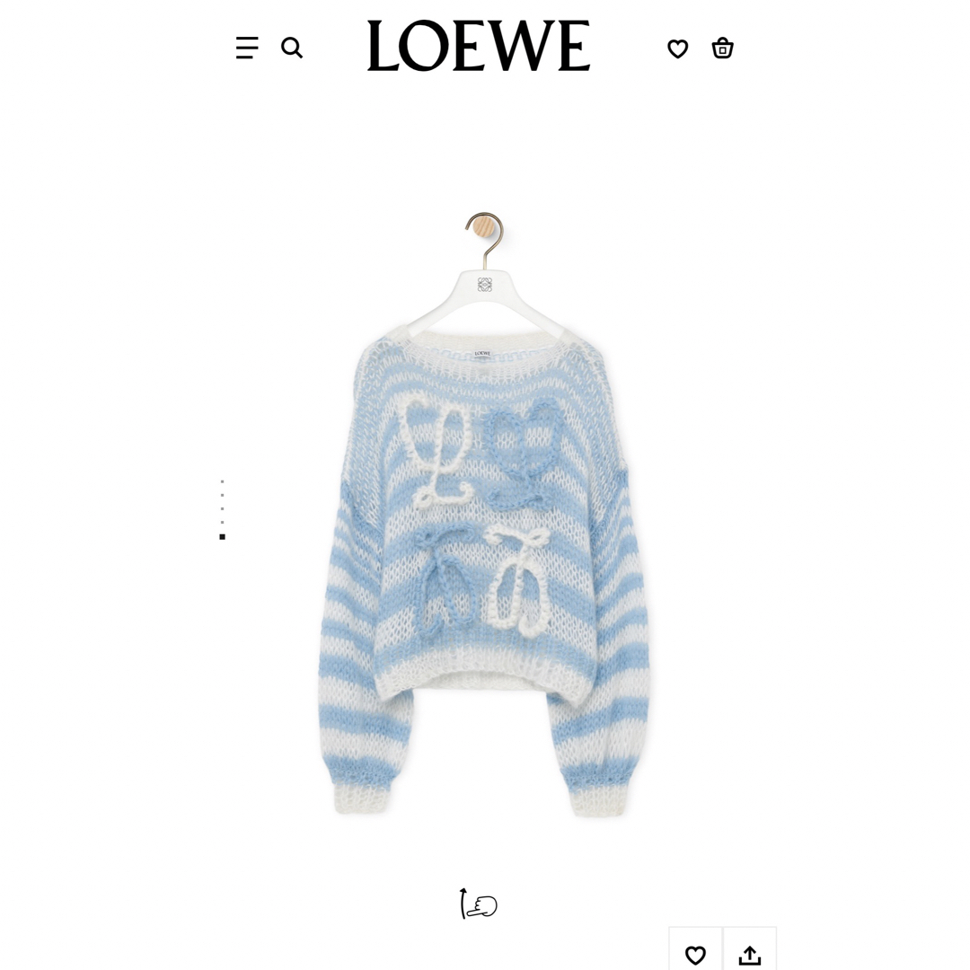 LOEWE - LOEWE ロエベ アナグラム セーター(モヘア)の通販 by LOEWE - LOEWE ロエベ アナグラム セーター(モヘア)の通販 by