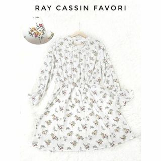 レイカズンフェバリ(RAY CASSIN FAVORI)のRAY CASSIN FAVORI　ワンピース　花　総柄　フリー　春夏　膝下(ひざ丈ワンピース)