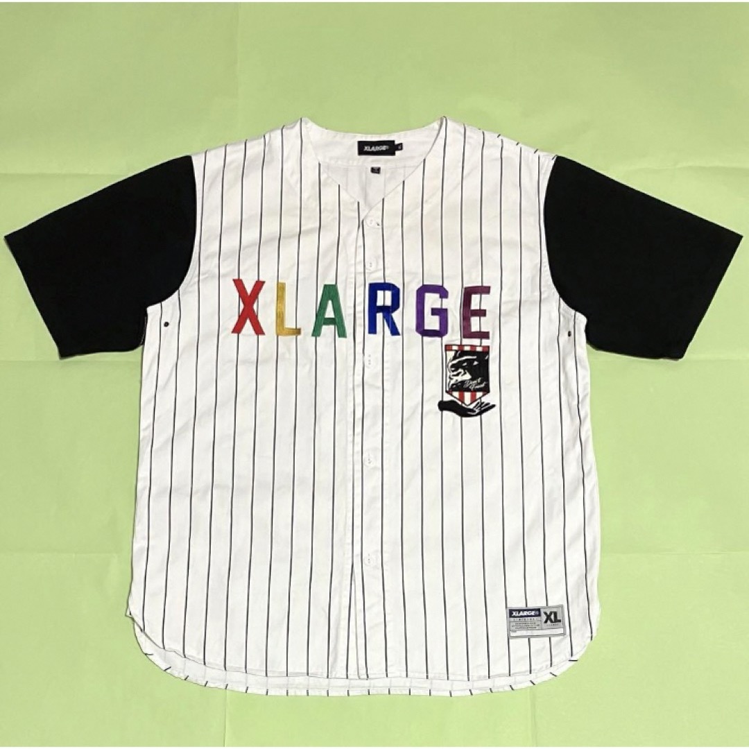 XLARGE(エクストララージ)の【人気】XLARGE　エクストララージ　BASEBALL SHIRT　ロゴ刺繍 メンズのトップス(シャツ)の商品写真