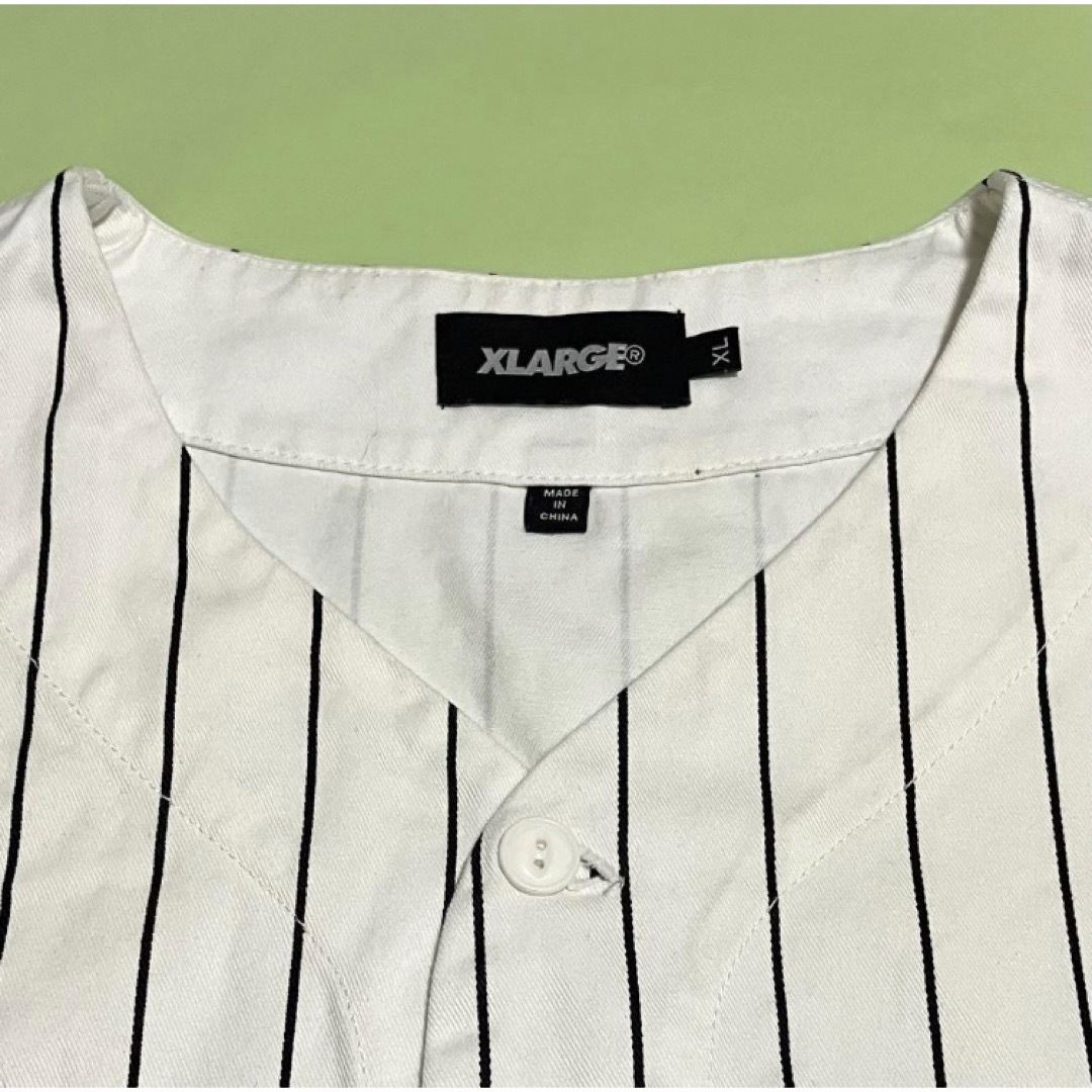 XLARGE(エクストララージ)の【人気】XLARGE　エクストララージ　BASEBALL SHIRT　ロゴ刺繍 メンズのトップス(シャツ)の商品写真