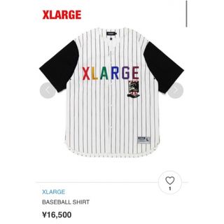 エクストララージ(XLARGE)の【人気】XLARGE　エクストララージ　BASEBALL SHIRT　ロゴ刺繍(シャツ)