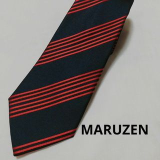 美品 MARUZEN ストライプ ネクタイ(ネクタイ)