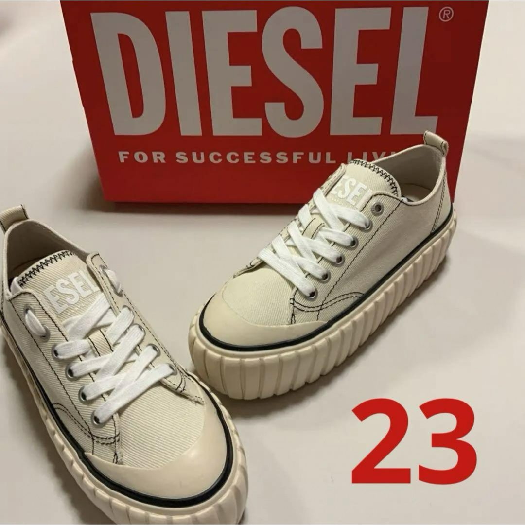 DIESEL(ディーゼル)の洗練されたデザイン　DIESEL    S-HANAMI LOW X　23cm レディースの靴/シューズ(スニーカー)の商品写真