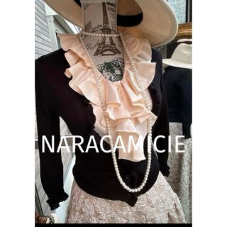 ナラカミーチェ(NARACAMICIE)の綺麗なお姉さんのナラカミーチェ華やかなフリルブラウス(シャツ/ブラウス(長袖/七分))