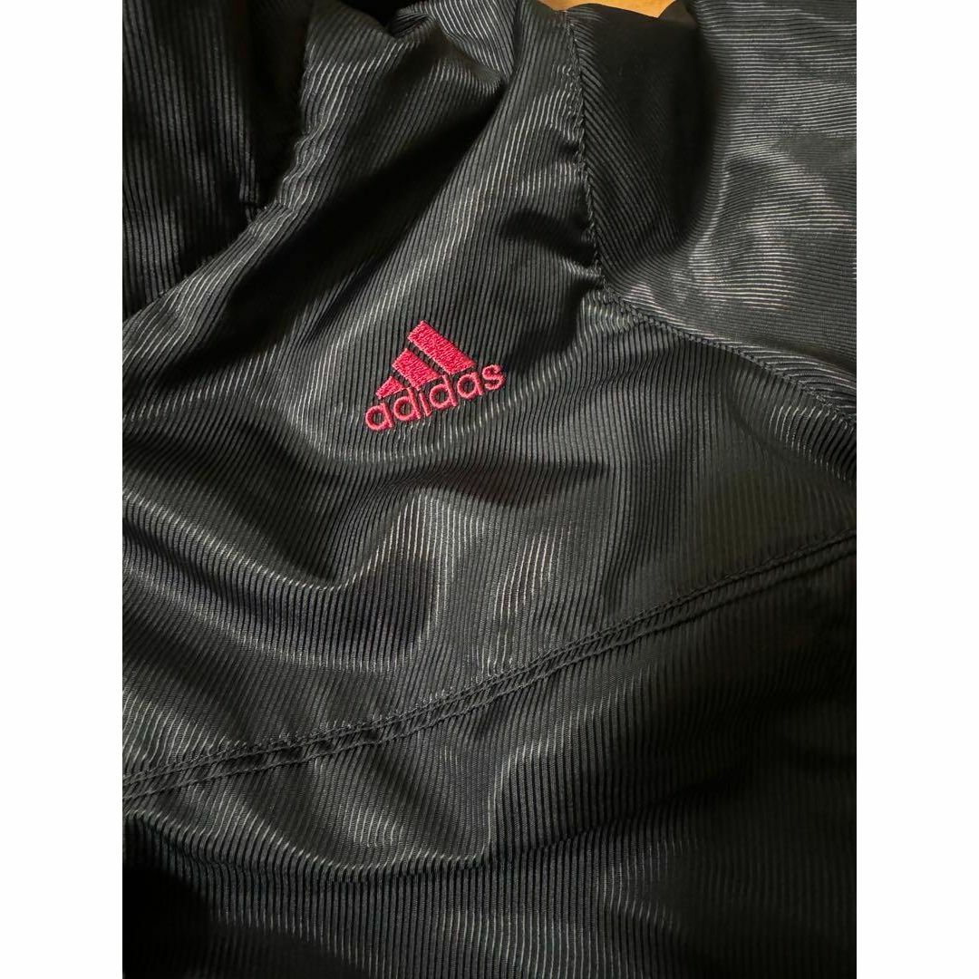 adidas(アディダス)の【adidas】ピンク×ブラック　ベンチコートM レディースのジャケット/アウター(その他)の商品写真