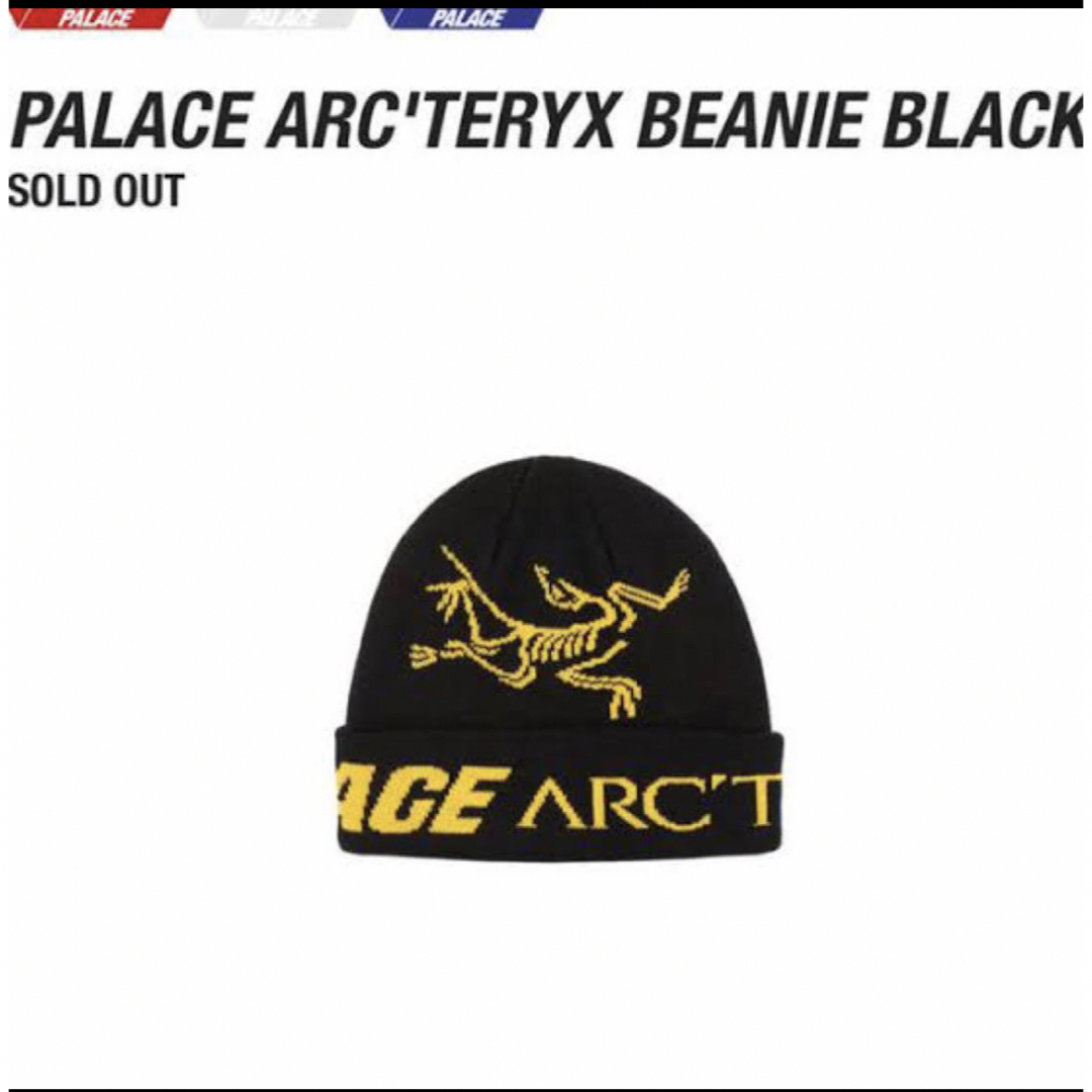 ARC'TERYX(アークテリクス)のPALACE ARC'TERYX BEANIE 20AW BLACK メンズの帽子(ニット帽/ビーニー)の商品写真