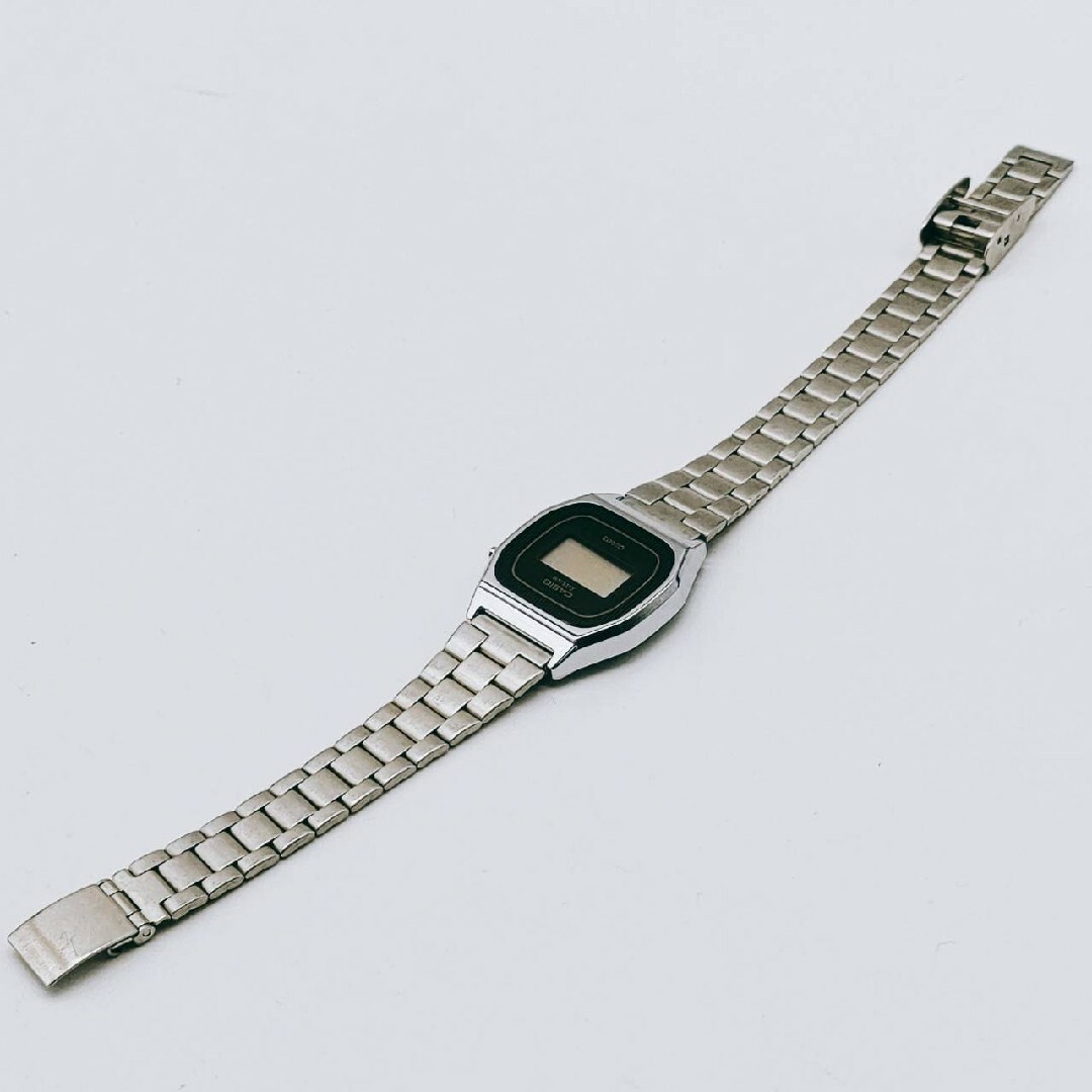 CASIO(カシオ)の#198 CASIO カシオ 401 LB 611 腕時計 デジタル 黒文字盤 レディースのファッション小物(腕時計)の商品写真