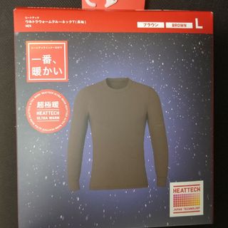 ユニクロ(UNIQLO)のユニクロ　インナー　超極暖 ヒートテック ウルトラウォームクルーネックT L(Tシャツ/カットソー(七分/長袖))