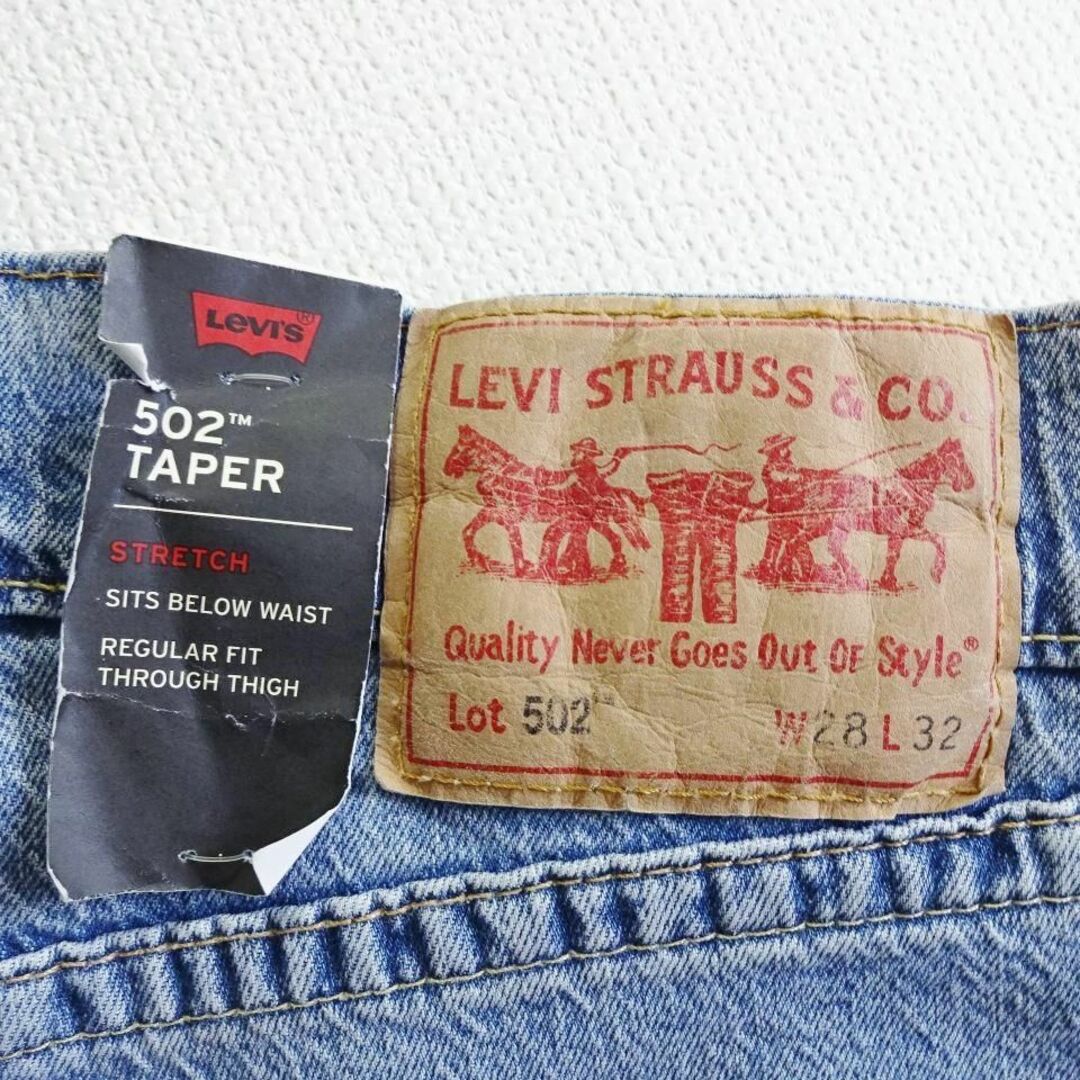 Levi's(リーバイス)の新品★リーバイス　502　W77cm　レギュラーテーパーデニム　ストレッチ　明青 メンズのパンツ(デニム/ジーンズ)の商品写真