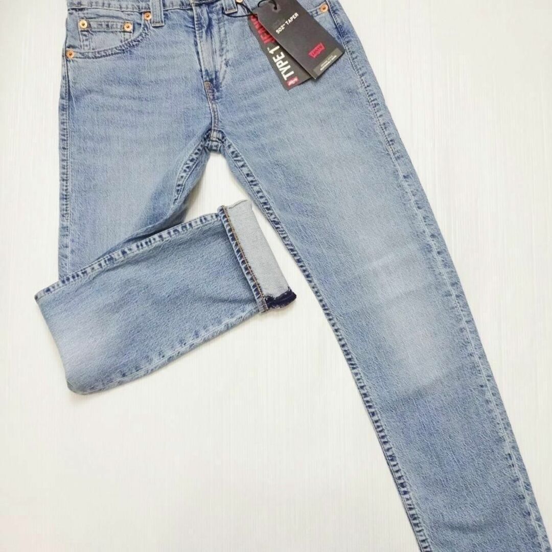 Levi's(リーバイス)の新品★リーバイス　502　W77cm　レギュラーテーパーデニム　ストレッチ　明青 メンズのパンツ(デニム/ジーンズ)の商品写真