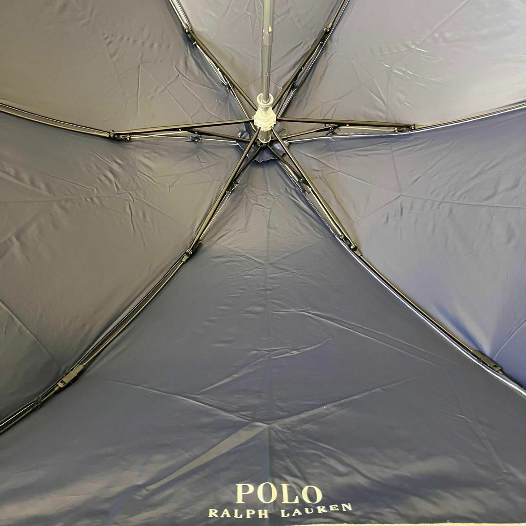 POLO RALPH LAUREN(ポロラルフローレン)の【新品】 ポロラルフローレン 折りたたみ晴雨兼用傘 晴雨兼用 遮光・UV99% レディースのファッション小物(傘)の商品写真