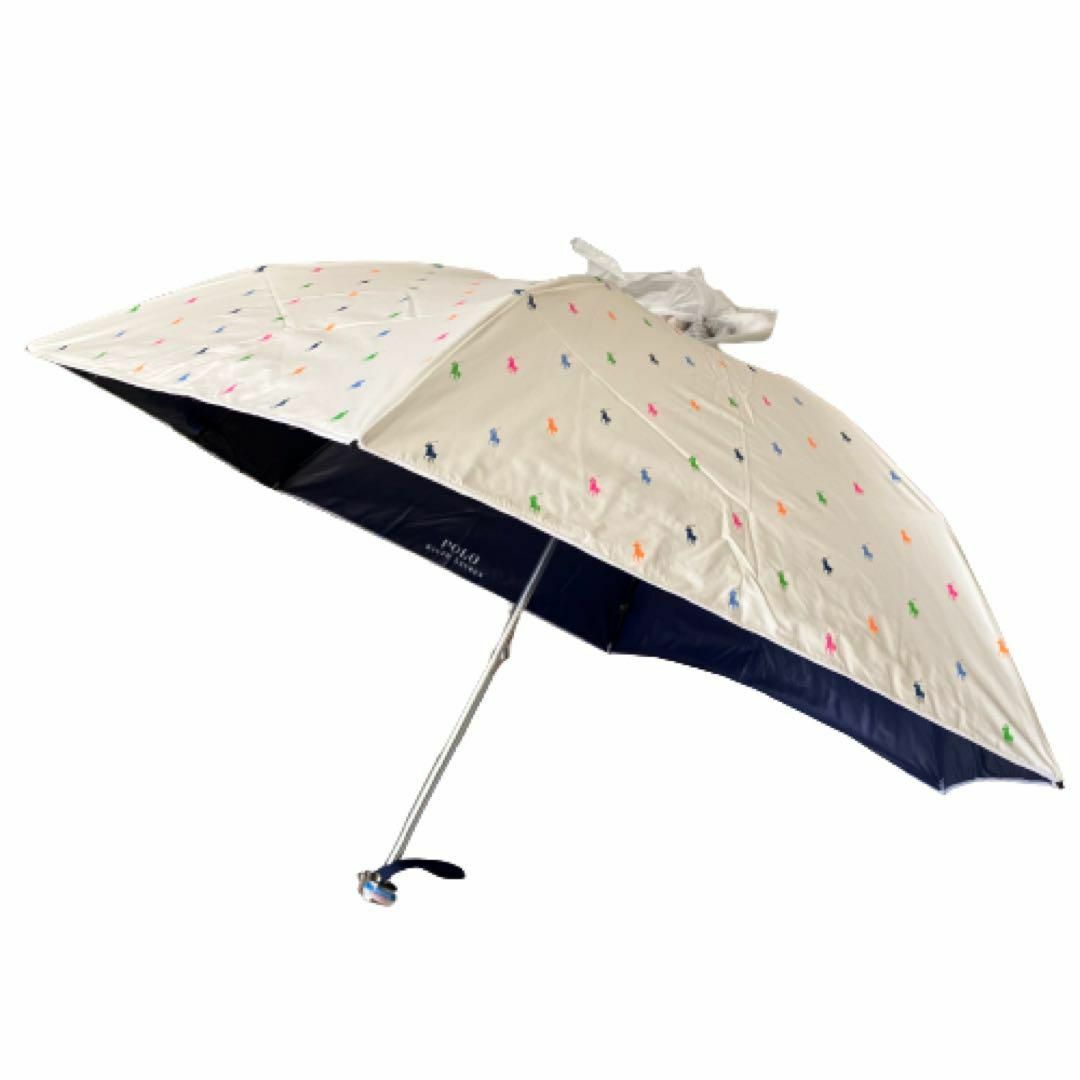 POLO RALPH LAUREN(ポロラルフローレン)の【新品】 ポロラルフローレン 折りたたみ晴雨兼用傘 晴雨兼用 遮光・UV99% レディースのファッション小物(傘)の商品写真