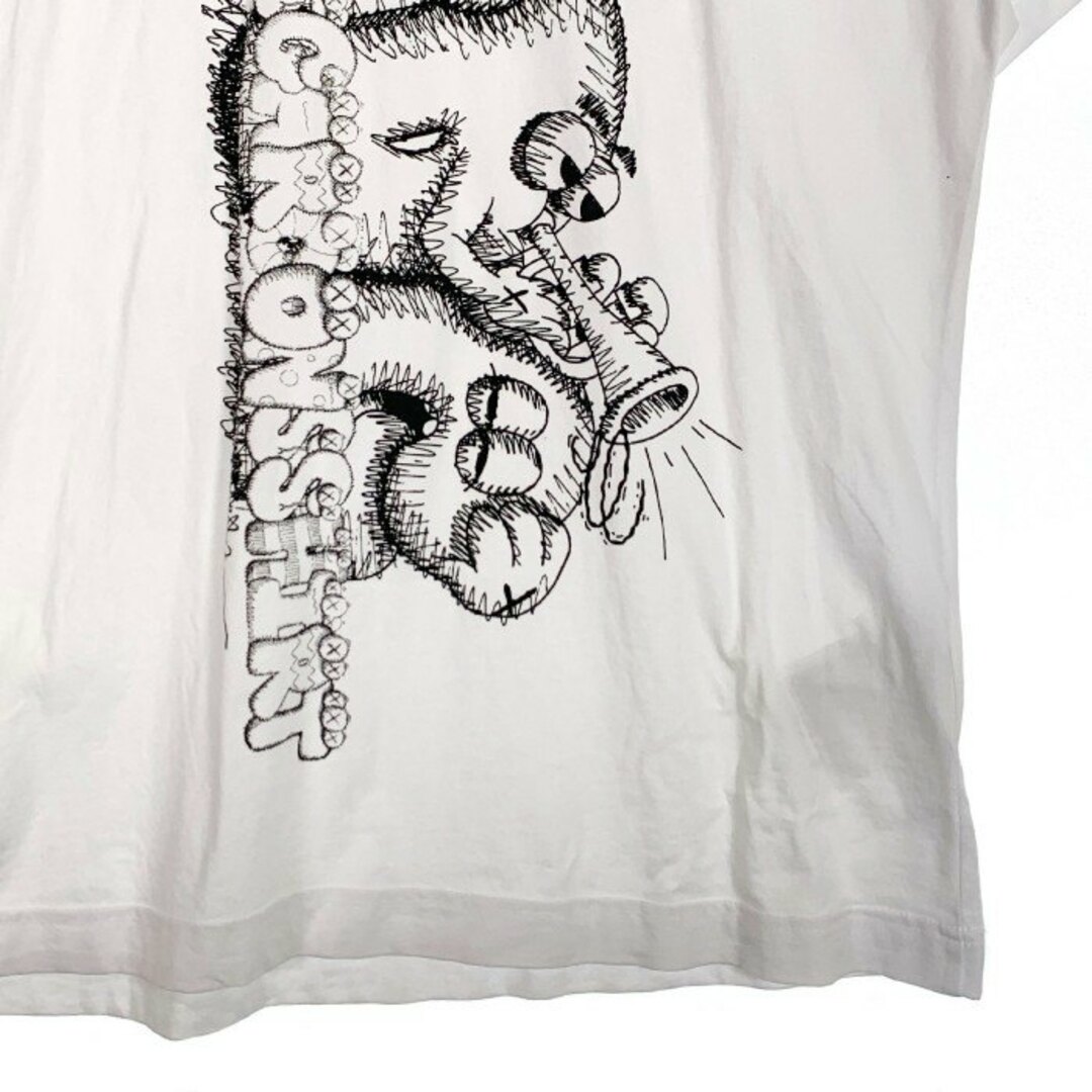 COMME des GARCONS(コムデギャルソン)のCOMME des GARCONS SHIRT コムデギャルソンシャツ 21AW KAWS カウズ プリントTシャツ ホワイト FH-T007 Size XL メンズのトップス(Tシャツ/カットソー(半袖/袖なし))の商品写真