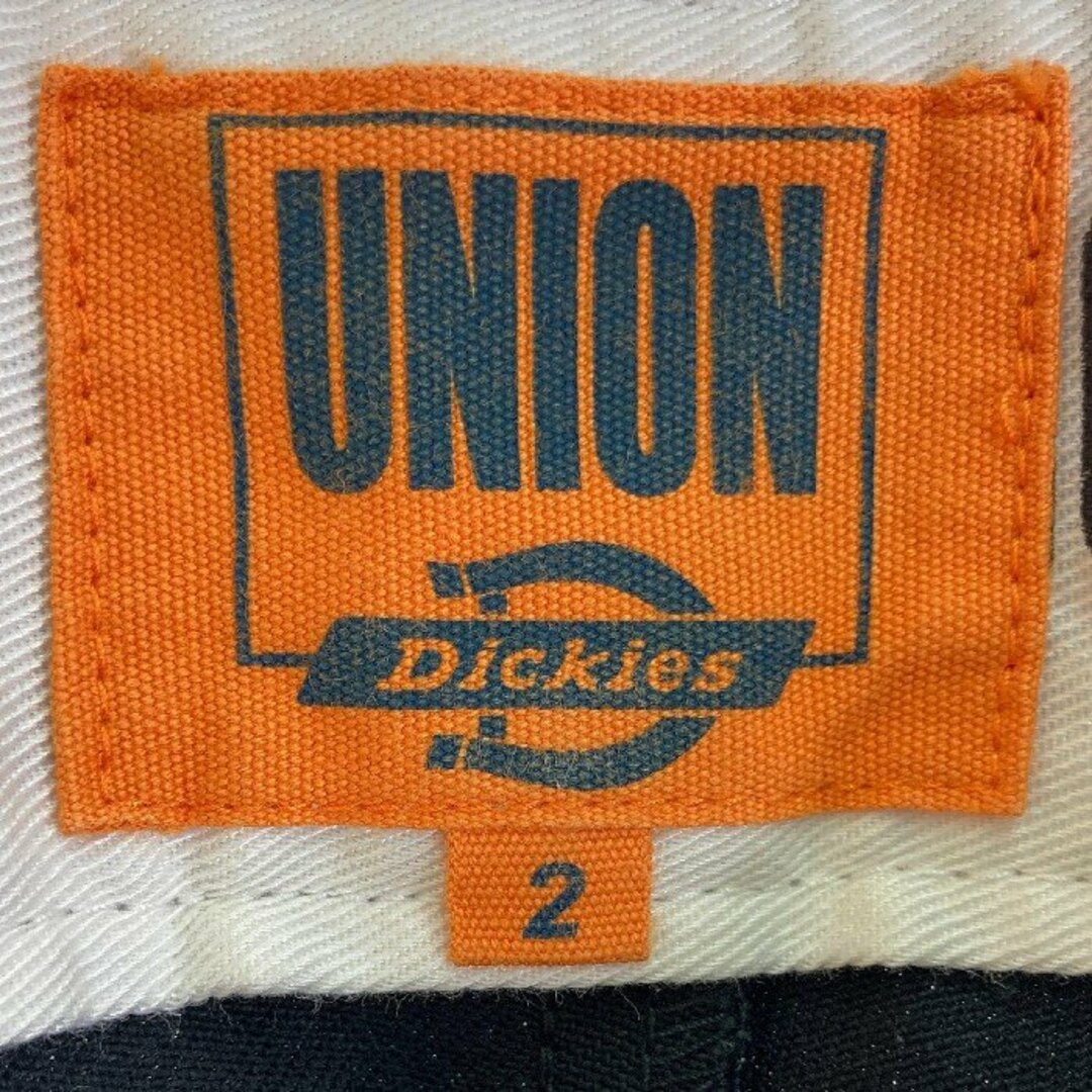 Dickies(ディッキーズ)の★Dickies ディッキーズ×UNION ユニオン21AW 213M40UO01 カットオフ ワーク パンツ ブラック size2 メンズのパンツ(ワークパンツ/カーゴパンツ)の商品写真