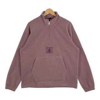 JORDAN ジョーダン ウィンターライスド フリース ハーフジップ パープル FD7864-508 Size L(スウェット)