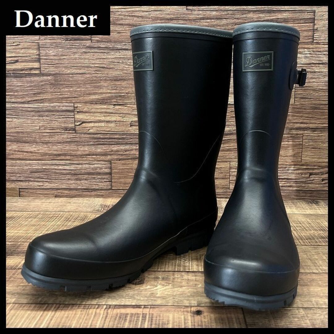 Danner(ダナー)の廃盤 新品 ダナー TUMALO 長靴 ラバー レイン ブーツ 黒 27.0 ① メンズの靴/シューズ(長靴/レインシューズ)の商品写真