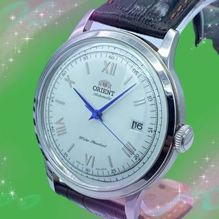 オリエント(ORIENT)の《美品　稼動品》　オリエント　クラシック　バンビーノ　メンズ腕時計　自動巻き(腕時計(アナログ))