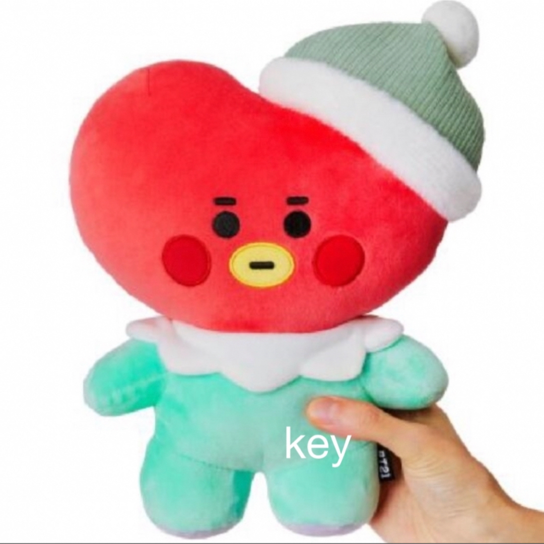 防弾少年団(BTS)(ボウダンショウネンダン)のbt21 ホリデー クリスマス ぬいぐるみ TATA タタ btsテヒョン エンタメ/ホビーのおもちゃ/ぬいぐるみ(キャラクターグッズ)の商品写真