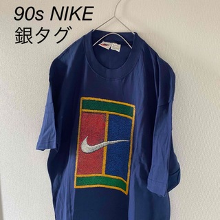 ナイキ(NIKE)の90sNIKEナイキ銀タグtシャツ半袖メンズネイビー紺(Tシャツ/カットソー(半袖/袖なし))