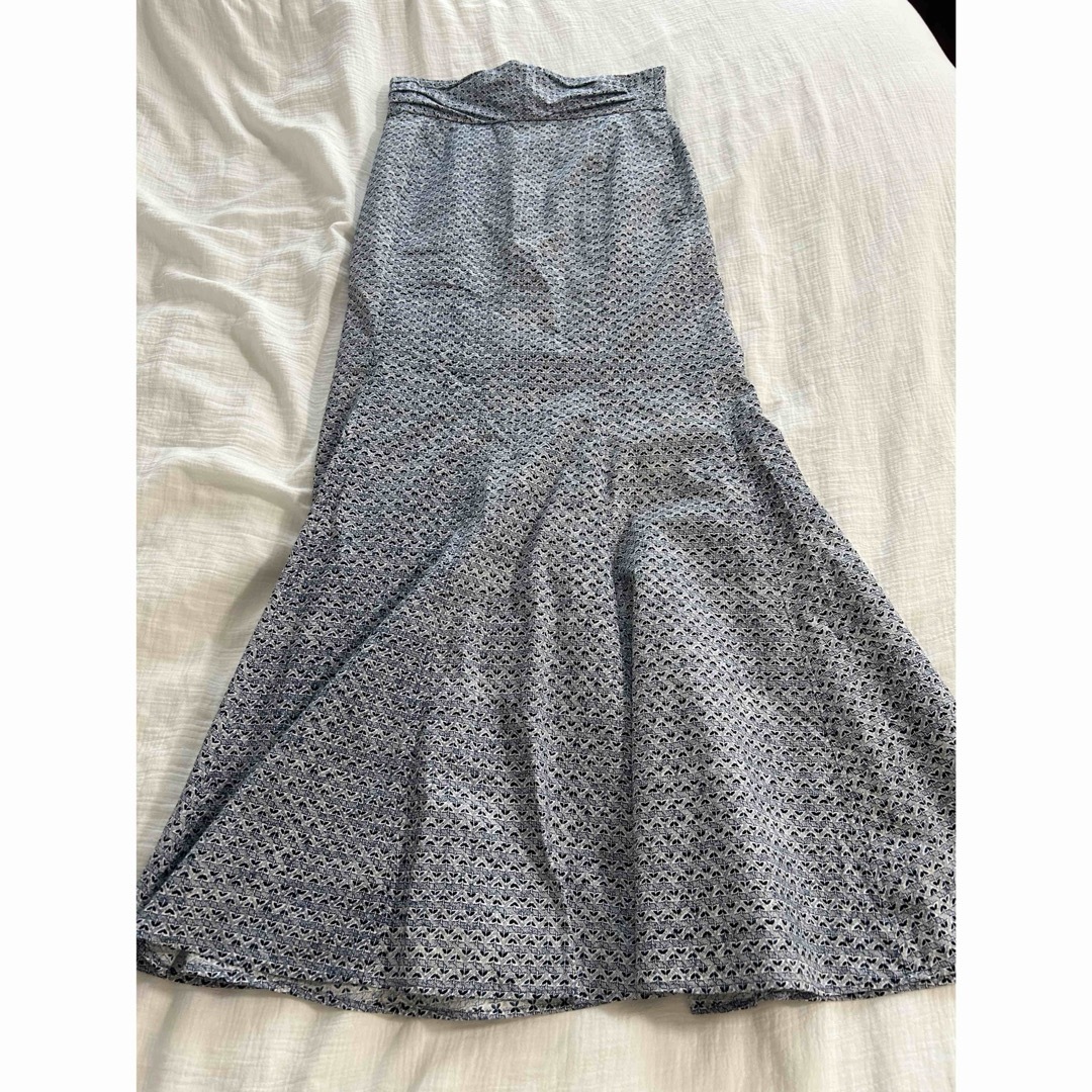 mame(マメ)のCrane Pattern Hand Printed Skirt 2 レディースのスカート(ロングスカート)の商品写真