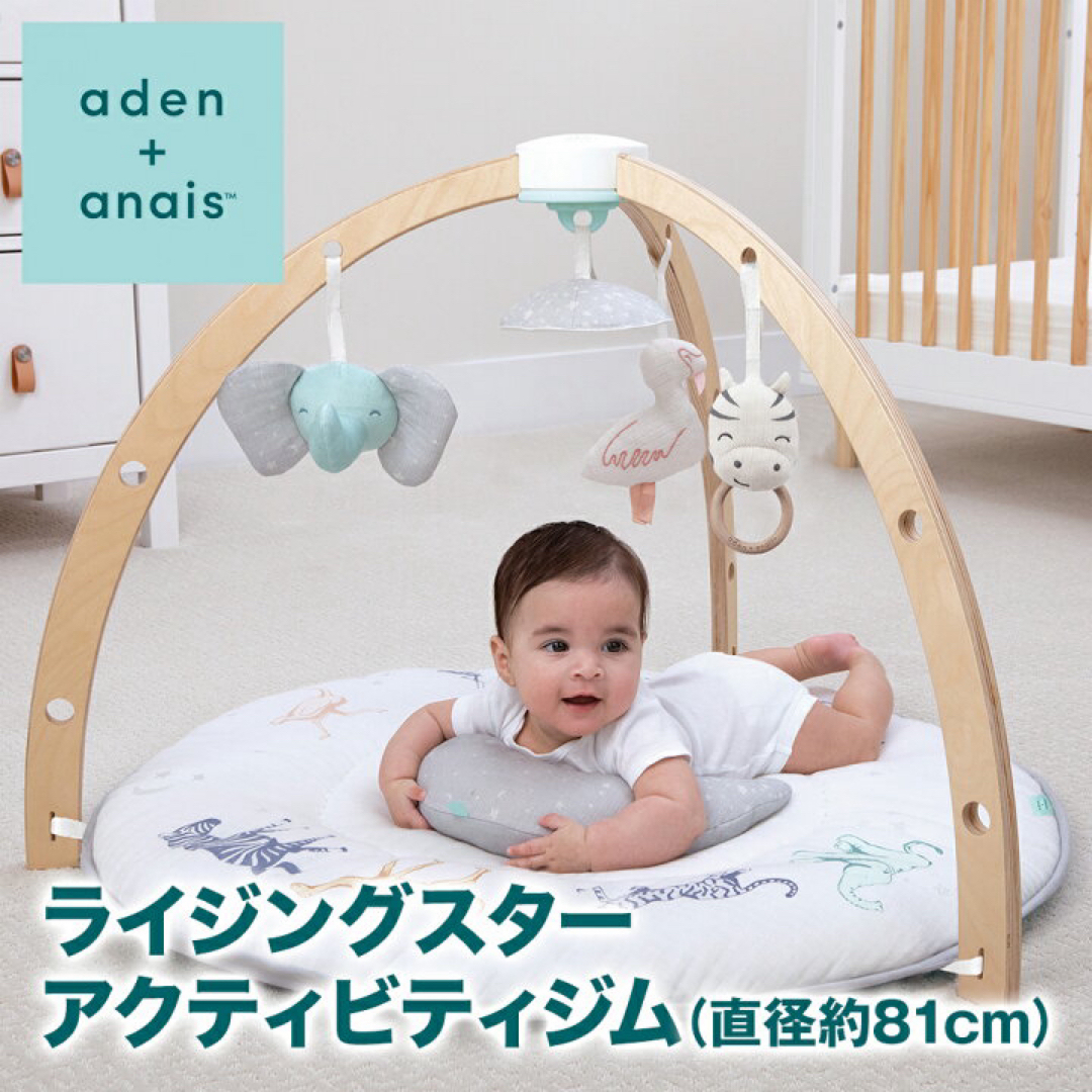 aden+anais(エイデンアンドアネイ)のエイデンアンドアネイ aden + anais アクティビティジム ベビージム キッズ/ベビー/マタニティのおもちゃ(ベビージム)の商品写真