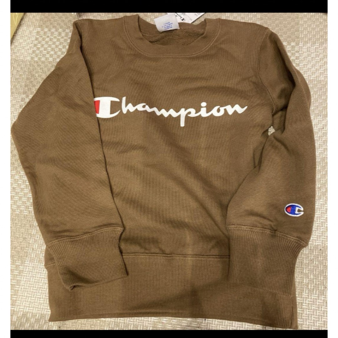 Champion(チャンピオン)のトレーナー綿100% スクリプトロゴ クルーネックスウェットシャツ ボーイズ キッズ/ベビー/マタニティのキッズ服男の子用(90cm~)(その他)の商品写真