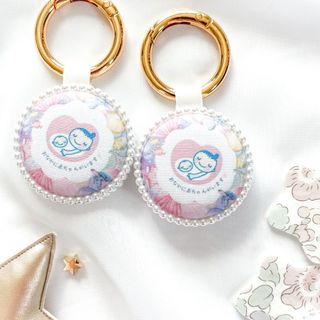 再販！！両面マタニティマーク♡海デザイン♡かめ♡マタニティキーホルダー♡(母子手帳ケース)