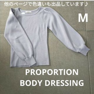 プロポーションボディドレッシング(PROPORTION BODY DRESSING)のPROPORTION BODY DRESSING パープルニット(ニット/セーター)