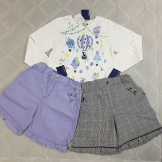 アナスイミニ(ANNA SUI mini)の【新品】　アナスイミニ　ショートパンツ　Tシャツ(パンツ/スパッツ)