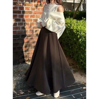 グレイル(GRL)のハイウエストフレアスカート[fo1849](ロングスカート)