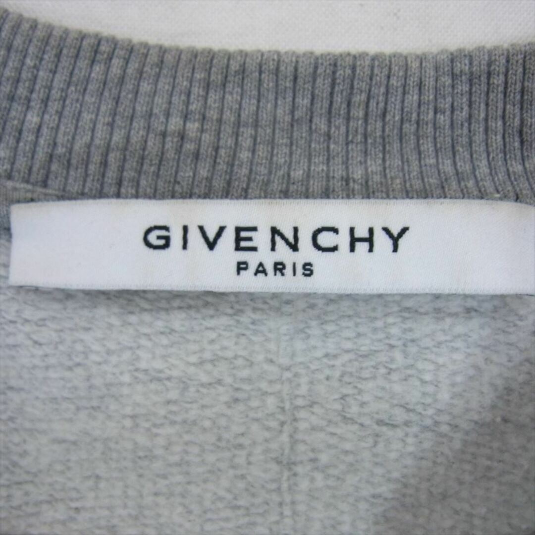 GIVENCHY(ジバンシィ)のGIVENCHY ジバンシィ 7348-653 American Flag sweater アメリカン フラッグ スウェット グレー系 L【中古】 メンズのトップス(スウェット)の商品写真