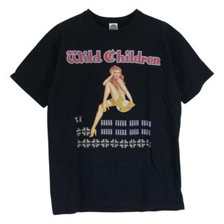 トイズマッコイ(TOYS McCOY)のTOY'S McCOY トイズマッコイ wild children ワイルド チルドレン プリント Tシャツ ブラック系 M【中古】(Tシャツ/カットソー(半袖/袖なし))