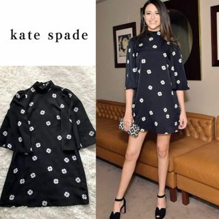 ケイトスペードニューヨーク(kate spade new york)のkate spade ケイトスペード クローバー チュニックワンピース石原さとみ(ミニワンピース)