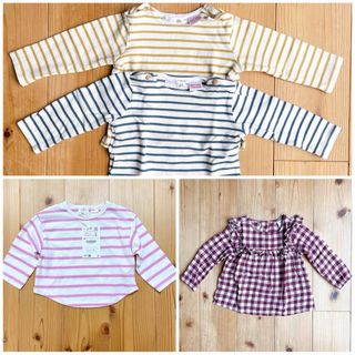 ザラキッズ(ZARA KIDS)の【T様専用】長袖トップス4枚セット 子供服 ベビー服(Ｔシャツ)