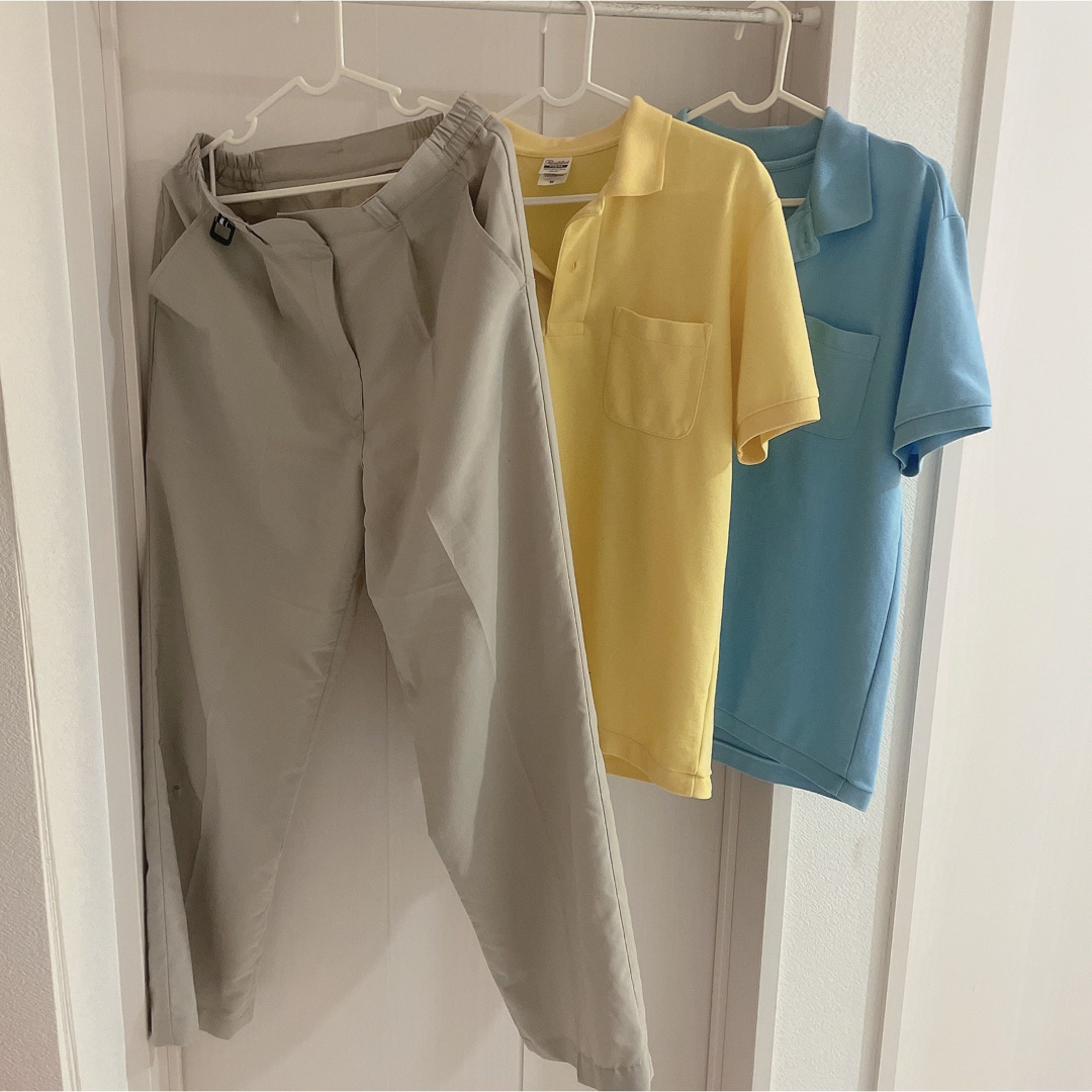 介護士ポロシャツパンツセット レディースのトップス(ポロシャツ)の商品写真