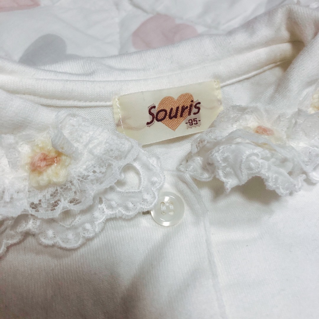 Souris(スーリー)の美品！スーリー souris  シャツとワンピース キッズ/ベビー/マタニティのキッズ服女の子用(90cm~)(ワンピース)の商品写真