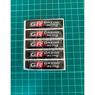 トヨタ(トヨタ)の【5個セット】トヨタ GR GAZOORacing エンブレム ステッカー(ステッカー)