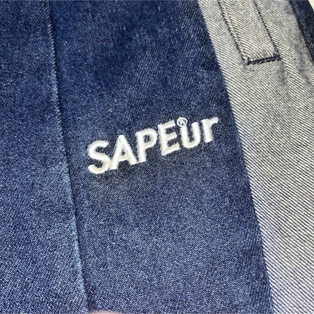 Supreme(シュプリーム)の美品✨希少初期型　サプール  デニム　ブルー　M TRACK PANTS メンズのパンツ(デニム/ジーンズ)の商品写真