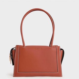 チャールズアンドキース(Charles and Keith)のCHARLES & KEITH ダブルハンドルショルダーバッグ(トートバッグ)