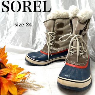 ソレル(SOREL)の【極美品】ソレル　ジョアンオブアークティック　スノーブーツ　ファー(ブーツ)