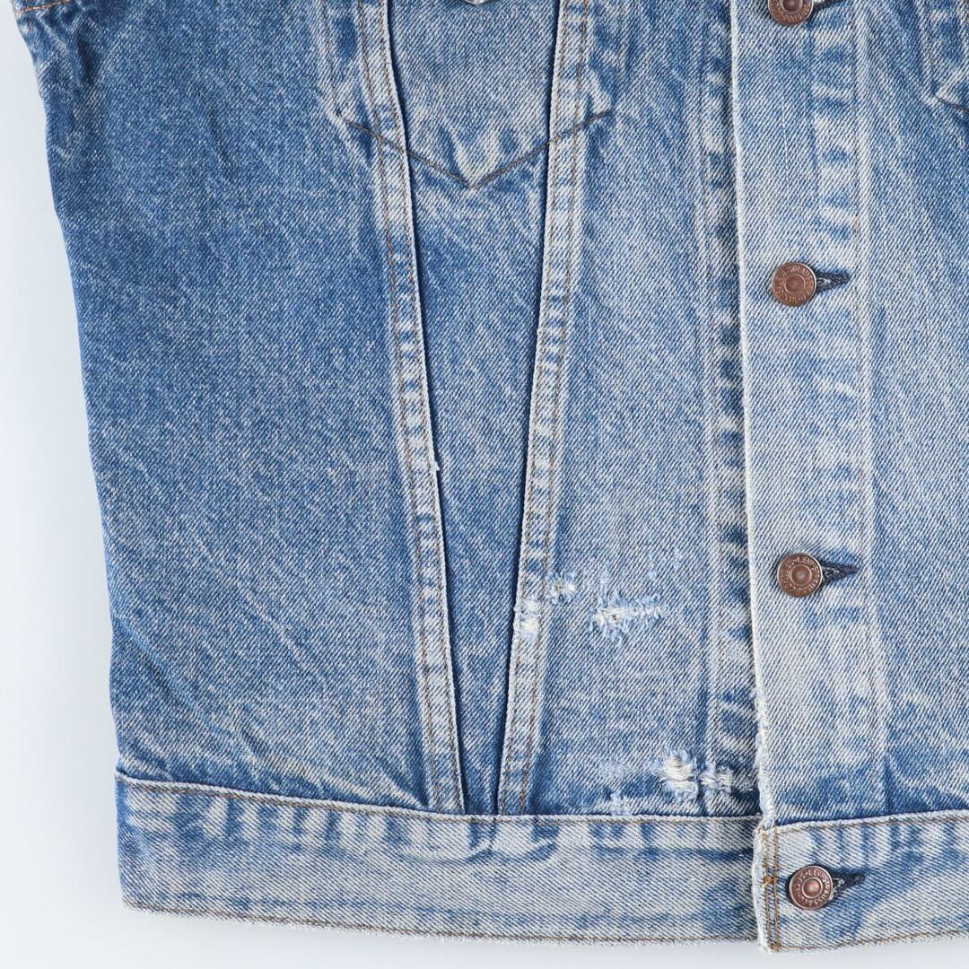 Levi's(リーバイス)の古着 70年代 リーバイス Levi's 71205-0217 カットオフ デニムベスト USA製 メンズL ヴィンテージ /evb004701 メンズのトップス(ベスト)の商品写真